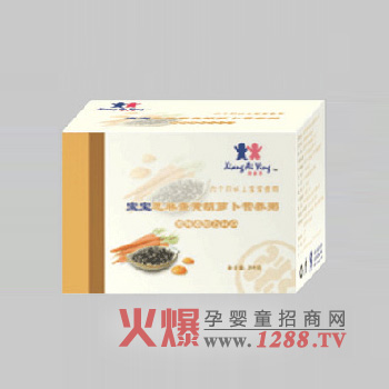 香愛(ài)嬰芝麻蛋黃胡蘿卜營(yíng)養(yǎng)粥