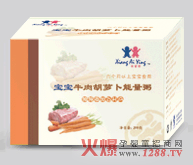 香愛(ài)嬰寶寶牛肉胡蘿卜能量粥