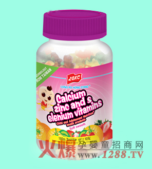 龍寶康聰鈣鐵鋅硒維生素軟糖