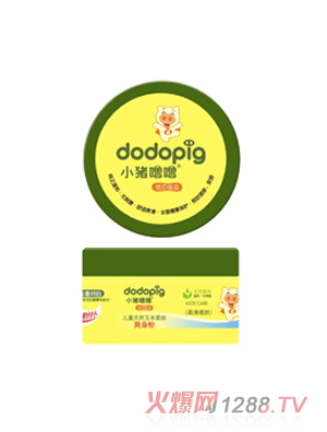 小豬嚕嚕兒童天然玉米柔膚爽身粉(柔滑柔膚)140g