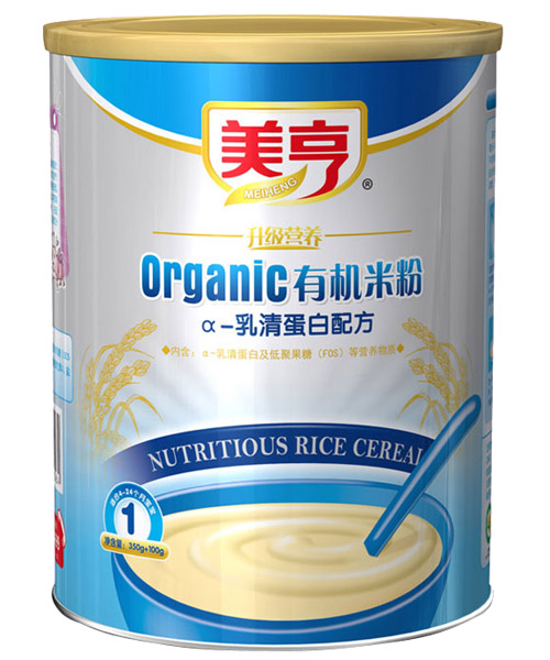 美亨聽(tīng)裝乳清蛋白有機(jī)米粉1段