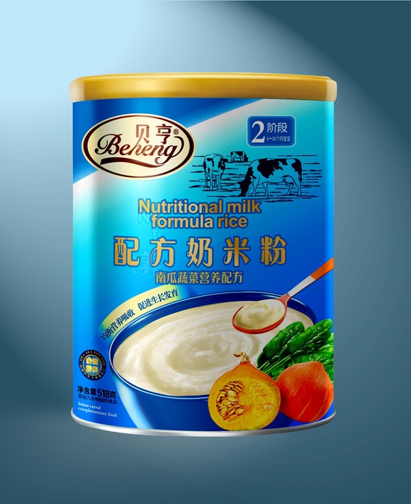 貝亨南瓜蔬菜奶米粉