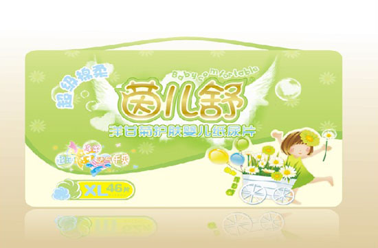 茵兒舒洋甘菊紙尿片XL號(hào)46片