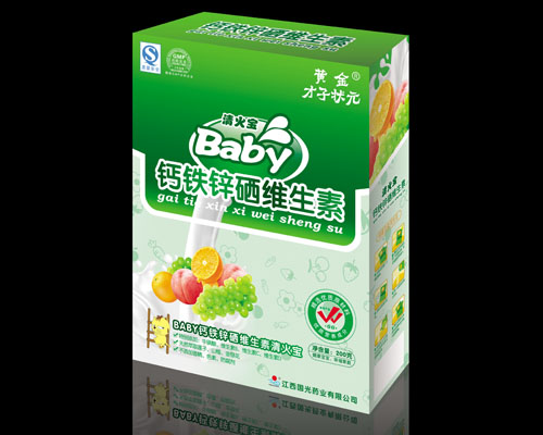 健康飛翔鈣鐵鋅硒維生素清火寶盒