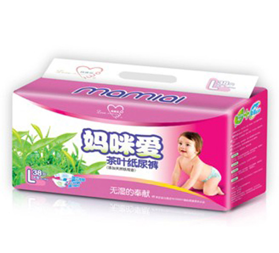 媽咪愛(ài)茶葉嬰兒尿褲L