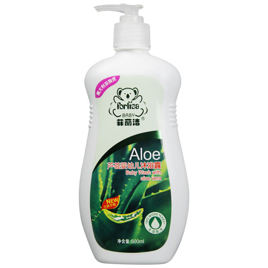 菲麗潔蘆薈嬰幼兒沐浴露500ml