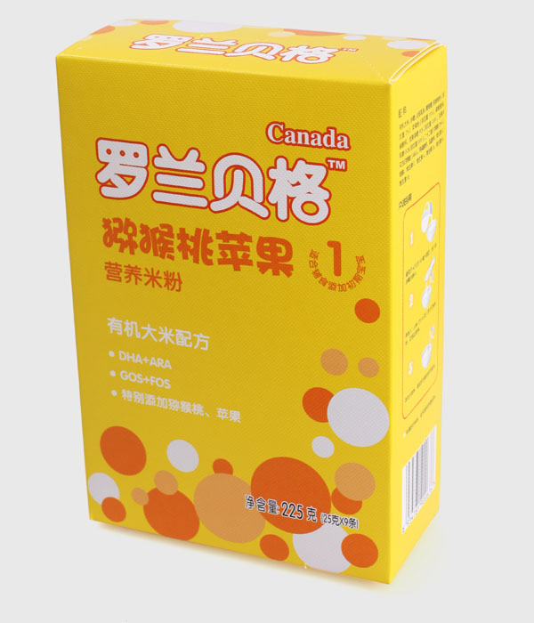 羅蘭貝格盒裝獼猴桃蘋果有機大米配方米粉