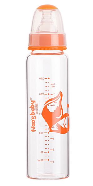 好氏嬰童標口無柄玻璃奶瓶240ml