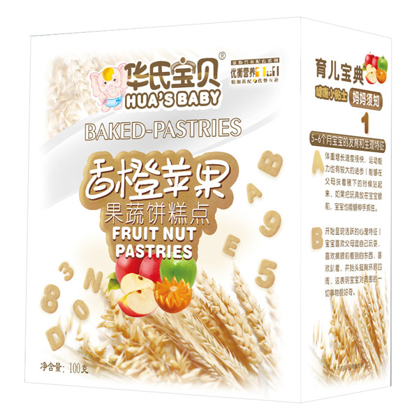 華氏寶貝香橙蘋(píng)果味果蔬餅糕點(diǎn)