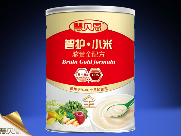 慧貝恩腦黃金配方智護小米米粉