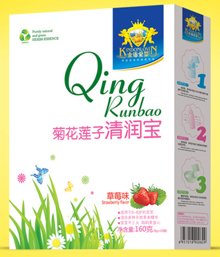金盾愛嬰菊花蓮子草莓味清潤寶