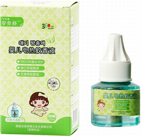 安奈舒嬰兒電熱驅(qū)蚊液