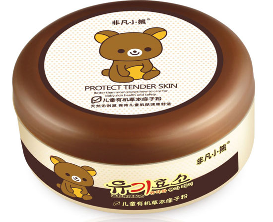 非凡小熊有機(jī)草本痱仔粉