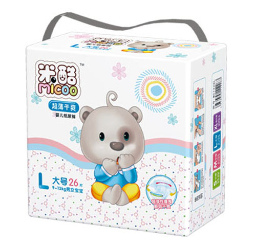 米酷超薄干爽嬰兒紙尿褲(大號)