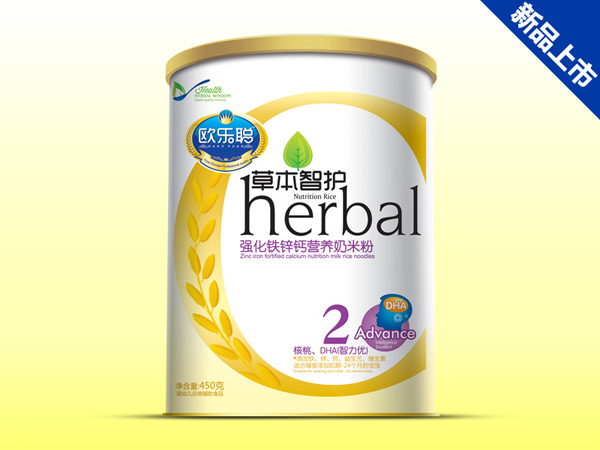 歐樂聰強化鐵鋅鈣營養(yǎng)奶米粉2段