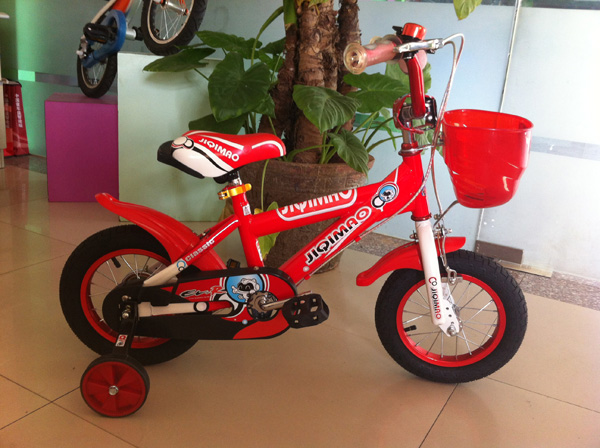 機(jī)器貓新凱迪紅色自行車(chē)