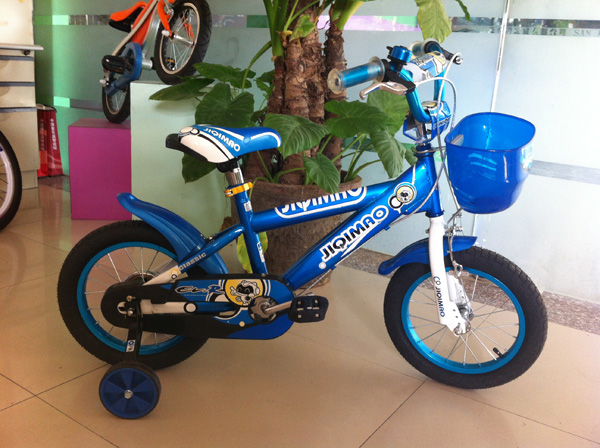 機(jī)器貓新凱迪藍(lán)色自行車