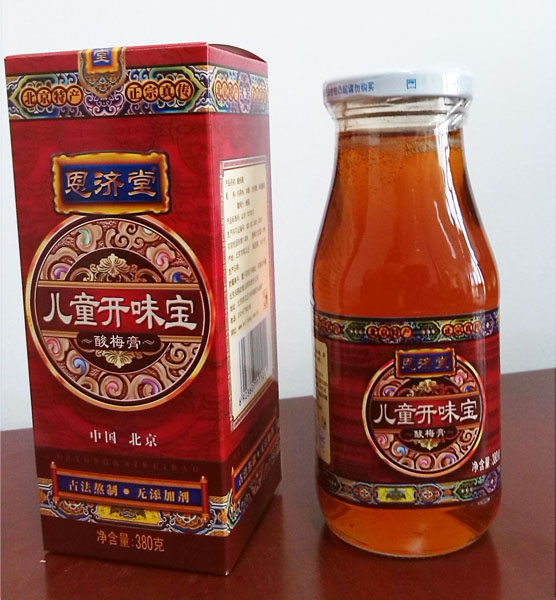 恩濟堂兒童開味寶酸梅膏380g