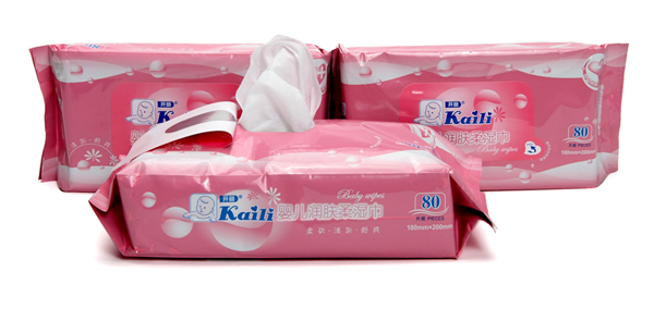 開麗嬰兒潤膚柔濕巾80片