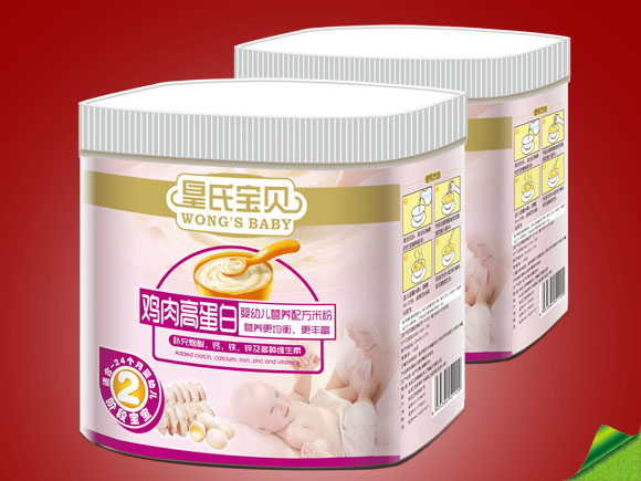 皇氏寶貝白罐雞肉高蛋白營(yíng)養(yǎng)米粉2段