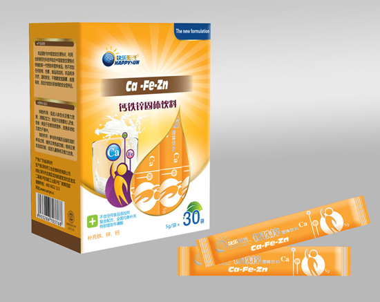 快樂(lè)陽(yáng)光鈣鐵鋅固體