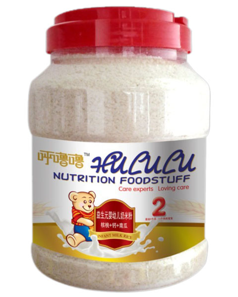 呼嚕嚕核桃鈣南瓜奶米粉2段838g