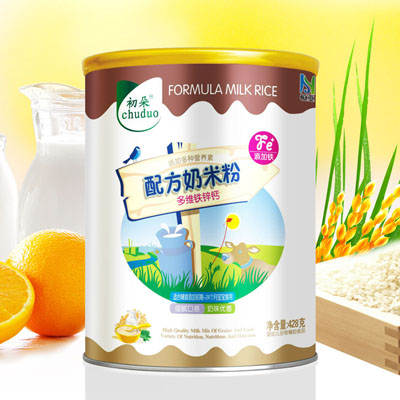 初朵多維鐵鋅鈣奶米粉