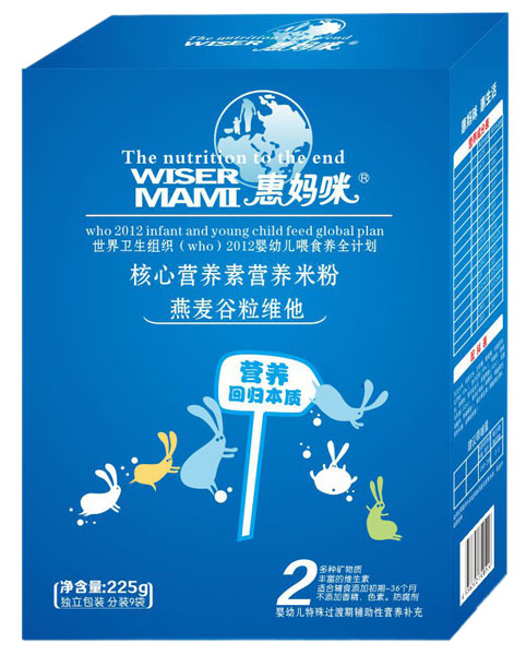 惠媽咪燕麥谷粒維他核心營(yíng)養(yǎng)素營(yíng)養(yǎng)米粉225g