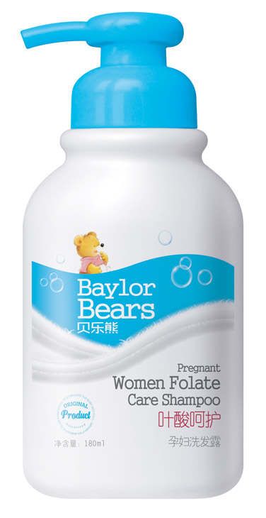 貝樂(lè)熊葉酸呵護(hù)孕婦洗發(fā)露180ML