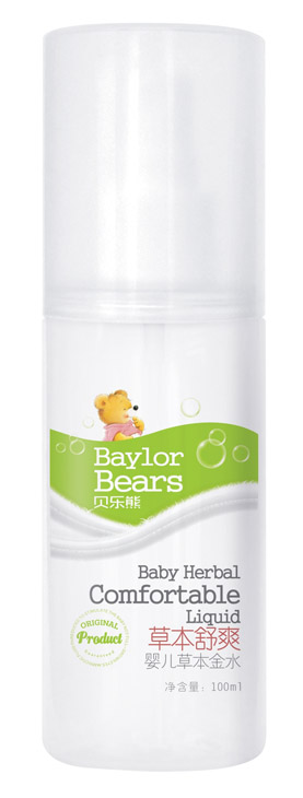 貝樂熊草本舒爽嬰兒金水100ML
