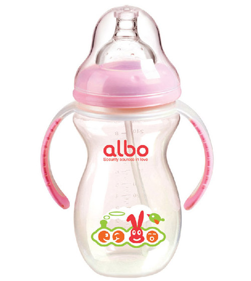 愛(ài)樂(lè)寶PP葫蘆自動(dòng)奶瓶270ml粉色