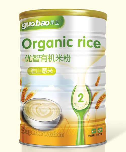 果寶淮山薏米優(yōu)智有機(jī)米粉