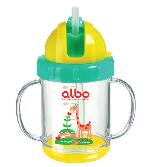 愛樂寶晶透學(xué)飲杯220m綠色