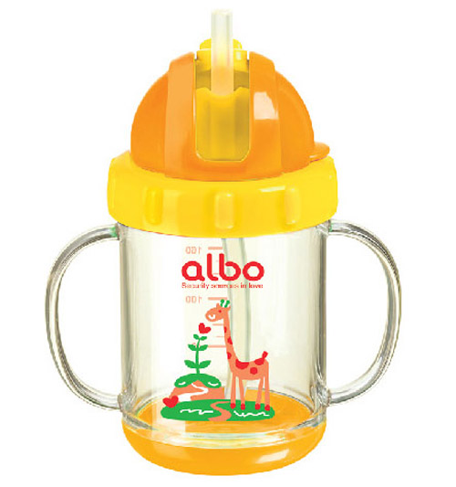 愛樂寶晶透學(xué)飲杯220m黃色