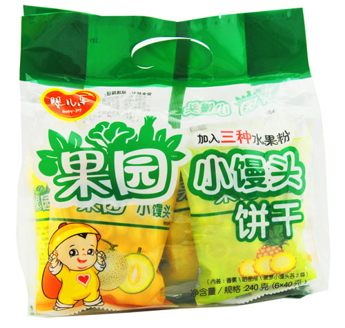 嬰兒樂(lè)果園小饅頭240g