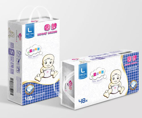 因夢(mèng)特柔超級(jí)薄嬰兒紙尿褲L碼