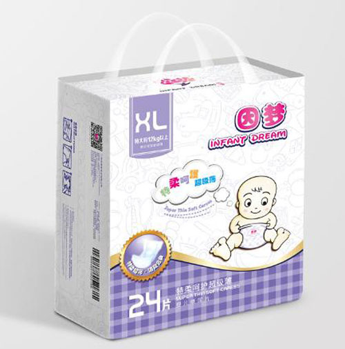 因夢(mèng)特柔超級(jí)薄嬰兒紙尿片XL碼