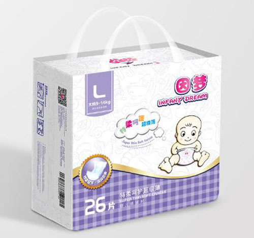 因夢特柔超級薄嬰兒紙尿片L碼