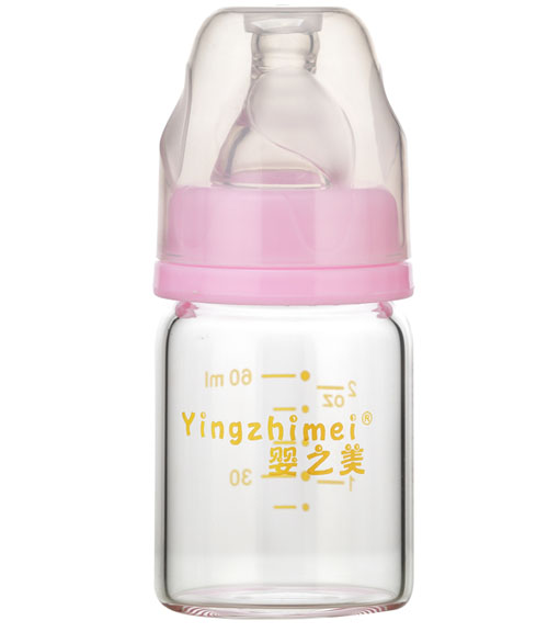 嬰之美標口高硼硅玻璃奶瓶60ML