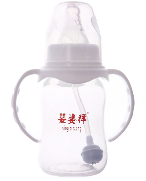 嬰姿祥標(biāo)口雙耳自動(dòng)圓弧奶瓶120ML