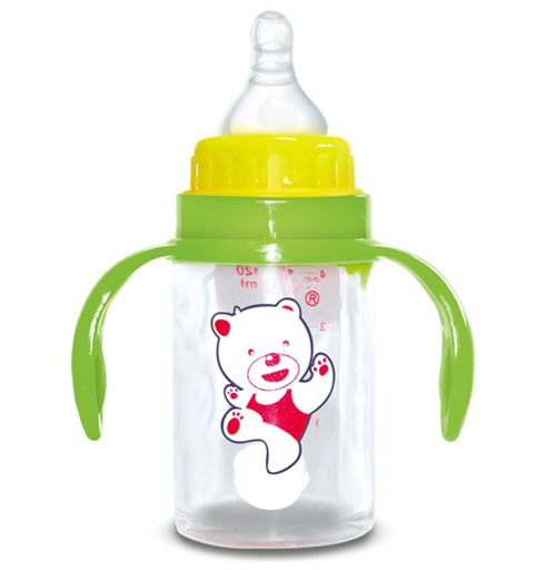 Babykin(貝沁)食品級玻璃奶瓶標口直身奶瓶120ML