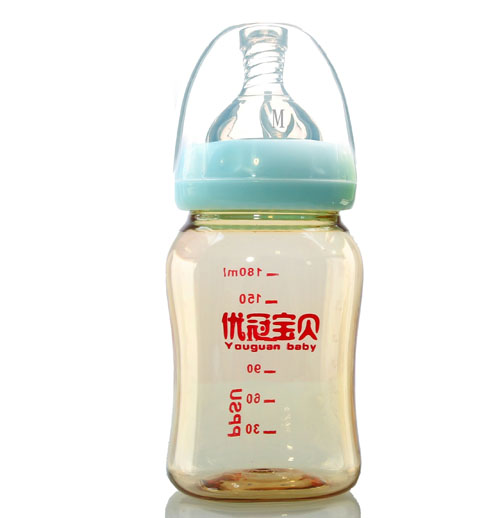 優(yōu)冠寶貝PPSU奶瓶180ml藍色