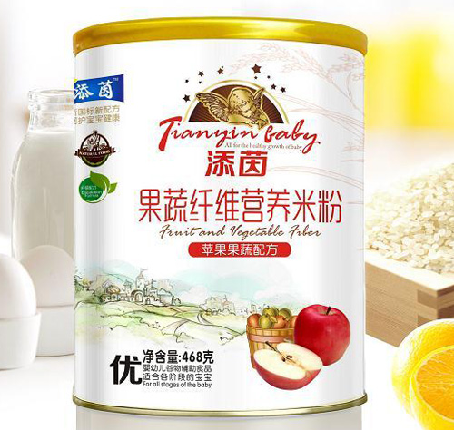 添茵蘋果果蔬配方果蔬纖維營養(yǎng)米粉