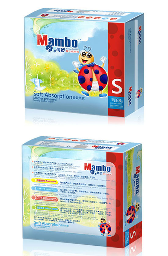 Mambo每步嬰兒紙尿褲S碼88片大包裝