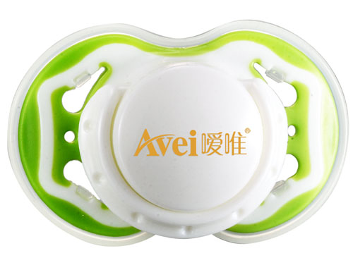 噯唯嬰幼兒雙色仿真型安撫奶嘴
