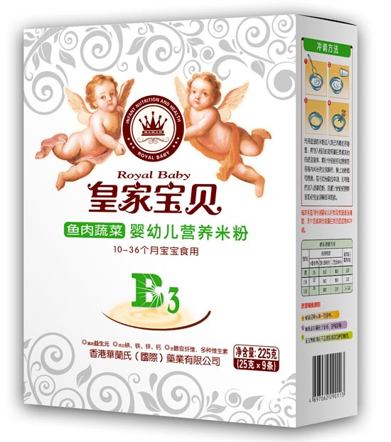 皇家寶貝225克米粉-魚肉蔬菜
