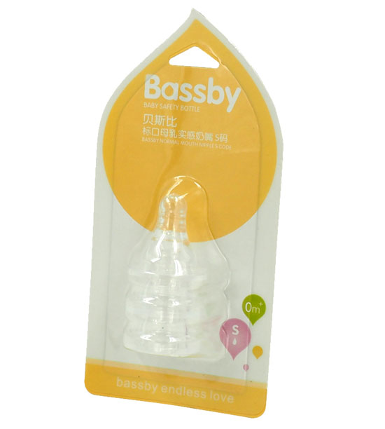 貝斯比標(biāo)口母乳實感奶嘴(三個裝)S碼