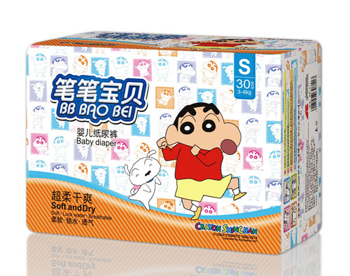 筆筆寶貝超柔干爽嬰兒紙尿褲S碼