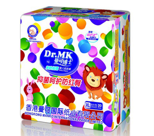 曼可博士親膚極薄嬰兒紙尿褲XL碼