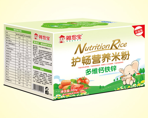 雅思寶護(hù)暢多維鈣鐵鋅營(yíng)養(yǎng)米粉